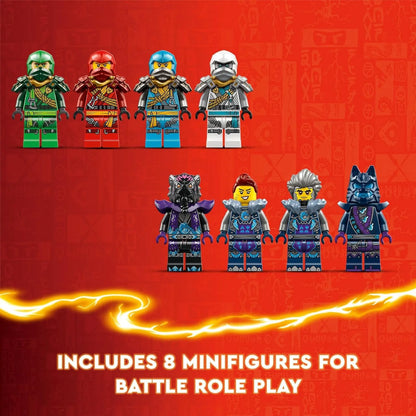Máscara De Lobo Lego Ninjago Con 8 Figuras Juego De Acción Y Construcción