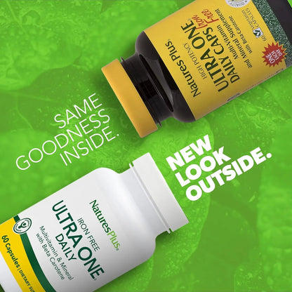 Multivitaminico Ultra One Energia Natural 60 Capsulas Suplemento Diario Sin Gluten