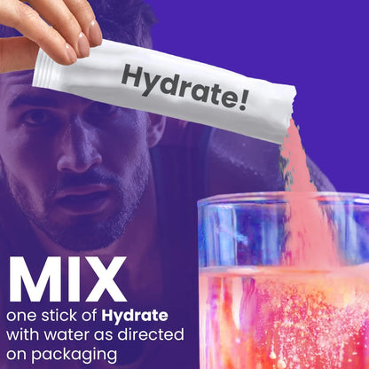 Vital Rise Hydrate Berry Blast Polvo Electrolitos Bajo Sodio 20 Sobres