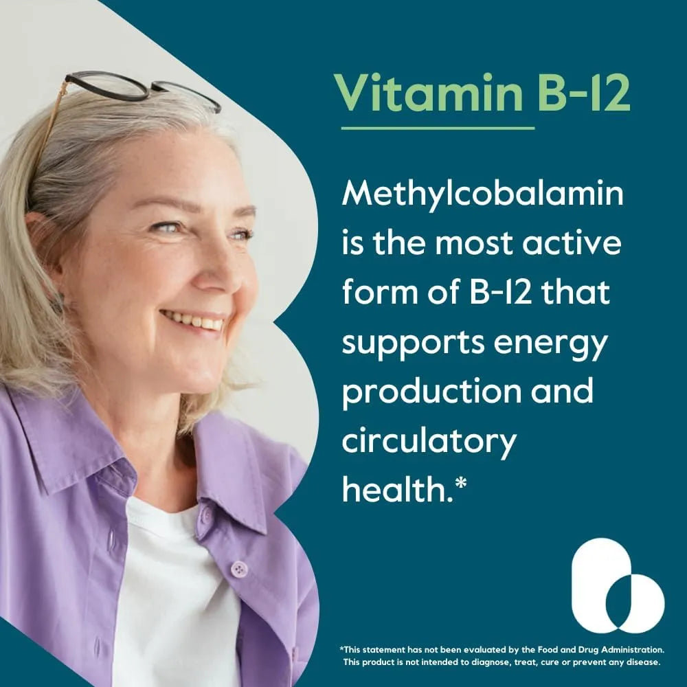 Vitamina B12 Metilcobalamina 5000mcg 240 Cápsulas Veganas Bestvite Energía Y Vitalidad