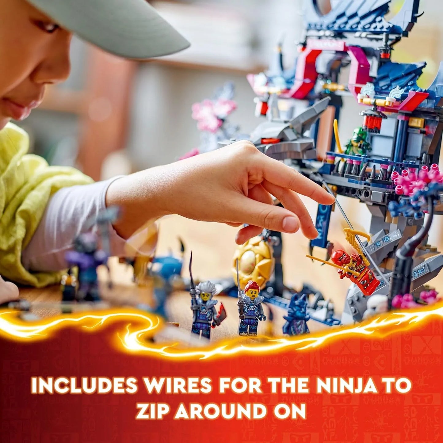 Máscara De Lobo Lego Ninjago Con 8 Figuras Juego De Acción Y Construcción