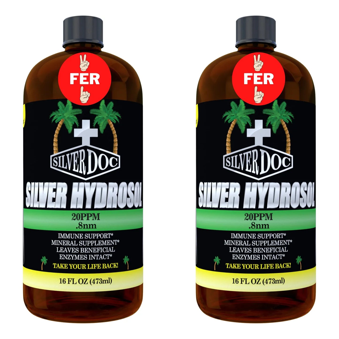 Silver Hydrosol 32 Onzas Suplemento Mineral Apoyo Inmunologico Natural