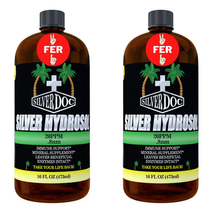 Silver Hydrosol 32 Onzas Suplemento Mineral Apoyo Inmunologico Natural