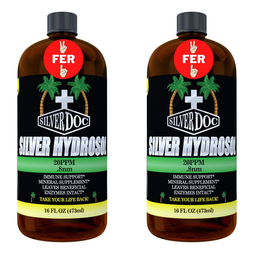 Silver Hydrosol 32 Onzas Suplemento Mineral Apoyo Inmunologico Natural