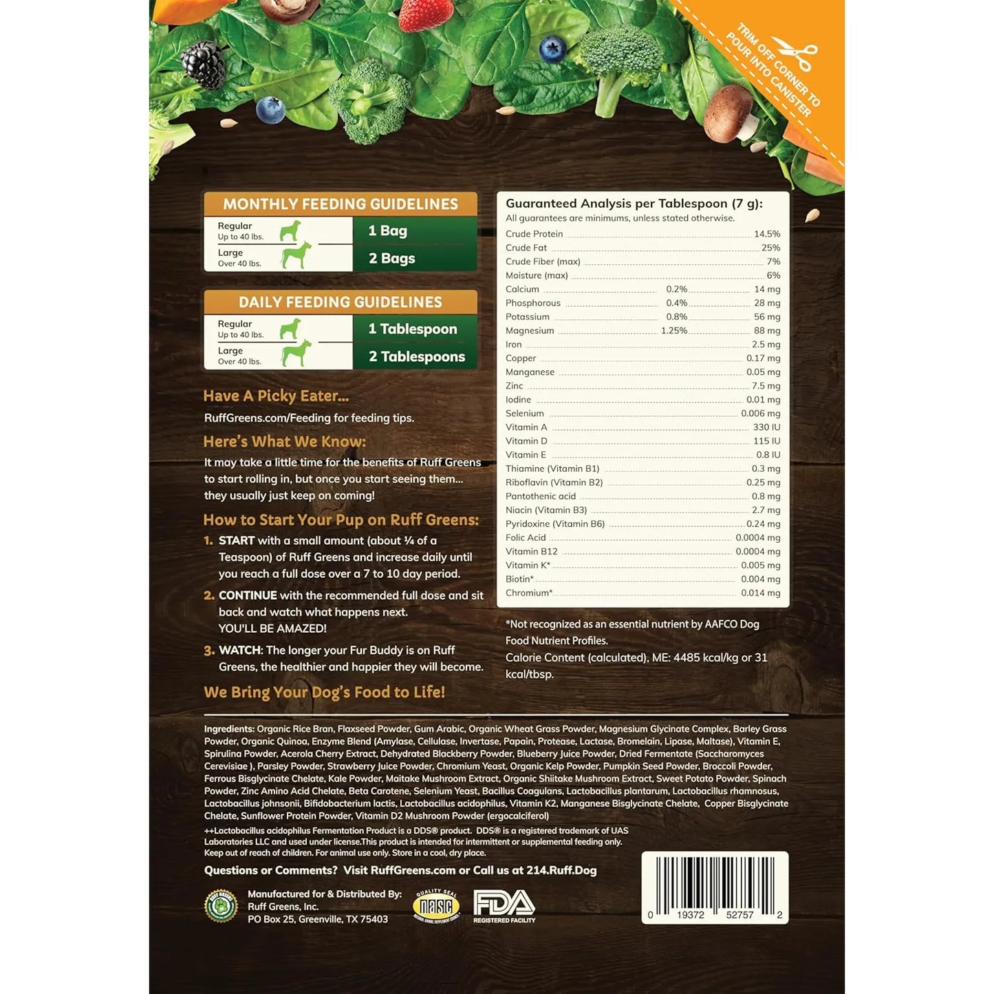 Suplemento En Polvo Para Perros Con Probióticos Y Enzimas Digestivas Mejora Articulaciones Y Digestión