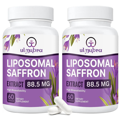 Cápsulas Liposomales De Azafrán 88.5 Mg Máxima Absorción Para Estado De Ánimo Y Energía