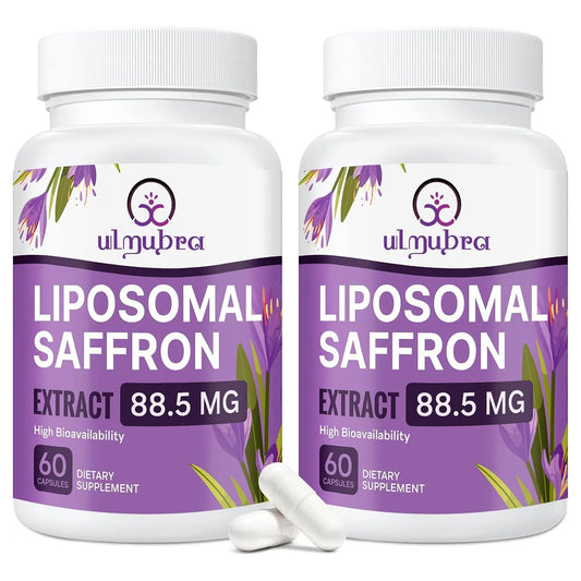 Cápsulas Liposomales De Azafrán 88.5 Mg Máxima Absorción Para Estado De Ánimo Y Energía