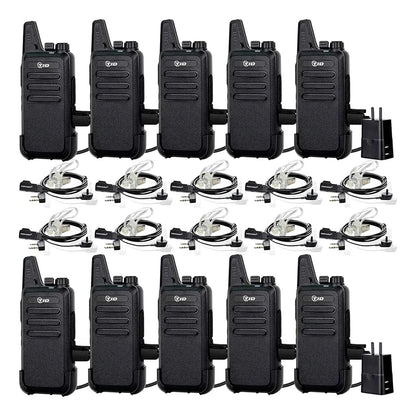 Walkie Talkies Recargables TID Radio TD-M8 2 Vias VOX Largo Alcance