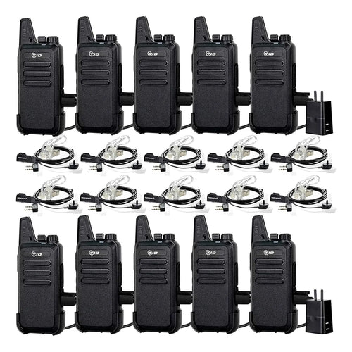 Walkie Talkies Recargables TID Radio TD-M8 2 Vias VOX Largo Alcance