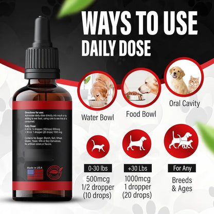 Líquido Metilcobalamina B12 Para Perros Y Gatos Vitamina Líquida Importada