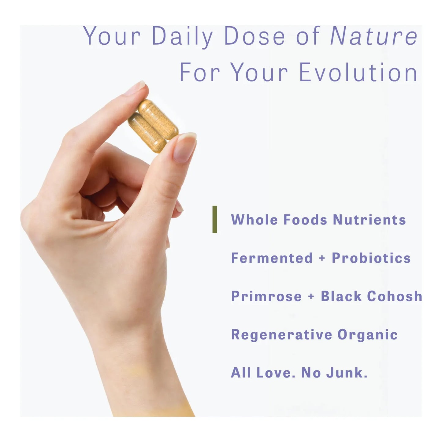 Multivitaminico Herbario 5 En 1 Menopausia Vitaminas Fermentadas Y Probióticos