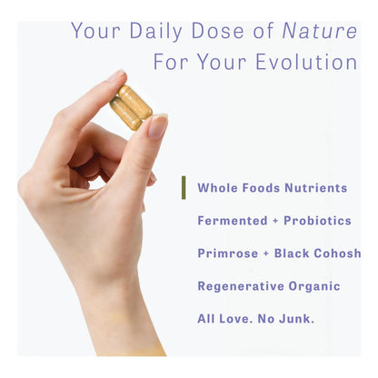 Multivitaminico Herbario 5 En 1 Menopausia Vitaminas Fermentadas Y Probióticos