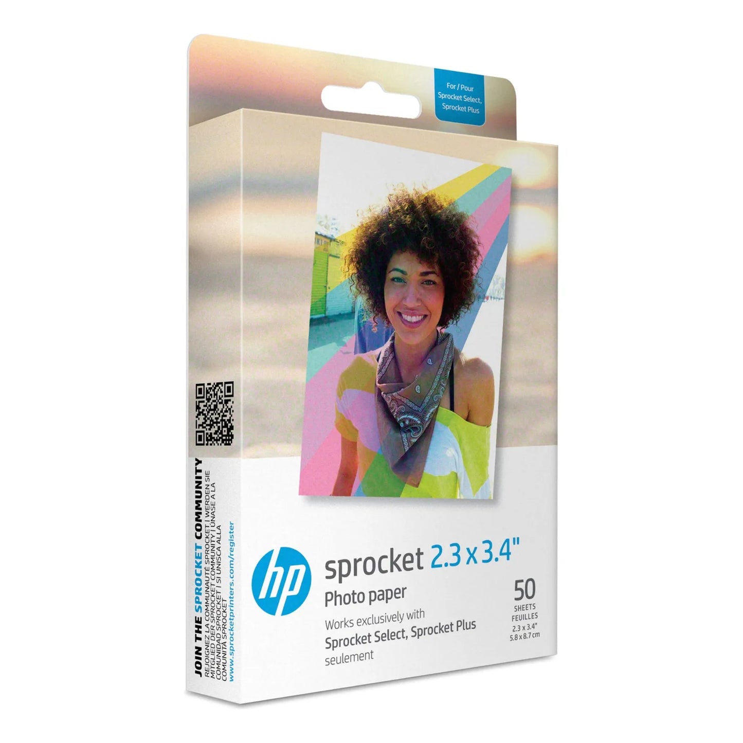 Papel Fotográfico Adhesivo Zink Premium HP Para Impresiones Sin Tinta