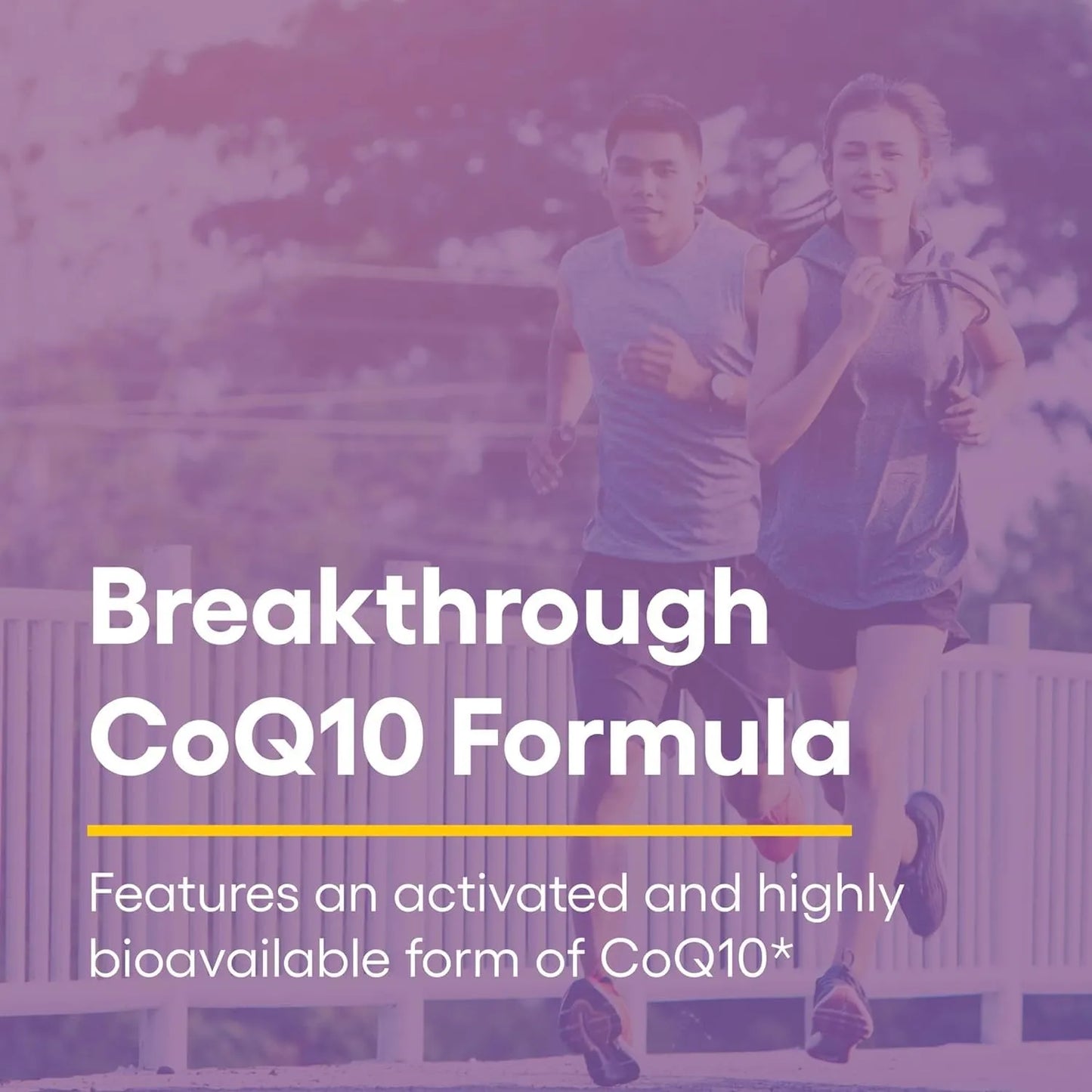 Ubiquinol Coq10 100 Mg Suplemento Energía Cardíaca Cognitiva 120 Cápsulas