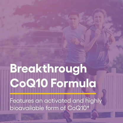 Ubiquinol Coq10 100 Mg Suplemento Energía Cardíaca Cognitiva 120 Cápsulas