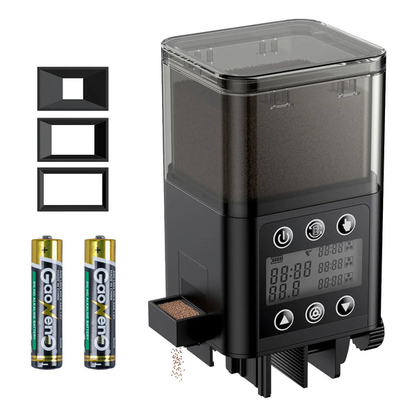 Comedero Automático Para Peces 320 Ml Ajustable Alimentación Precisa