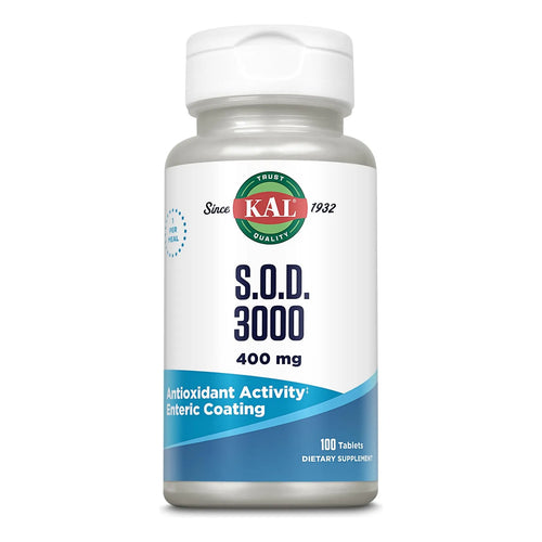 SOD 3000 Suplemento Antioxidante De 400 Mg Superóxido Dismutasa Hígado De Res Con Recubrimiento Entérico