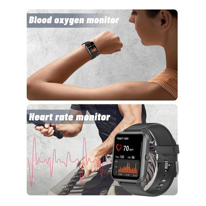 Reloj Inteligente GRV Monitorea Actividad Frecuencia Cardiaca Y Sueño Compatible Ios Y Android