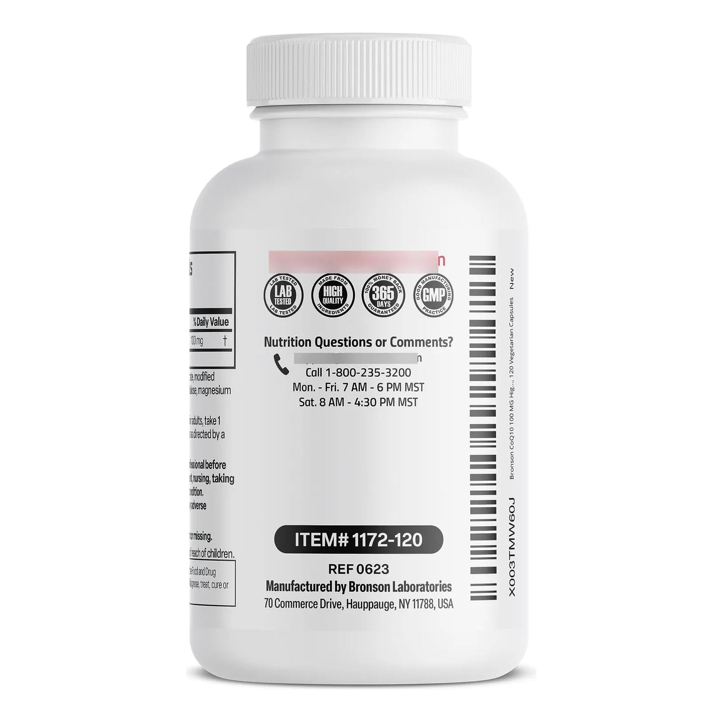 CoQ10 100 Mg 120 Cápsulas Veganas Energía Celular Antioxidante Premium