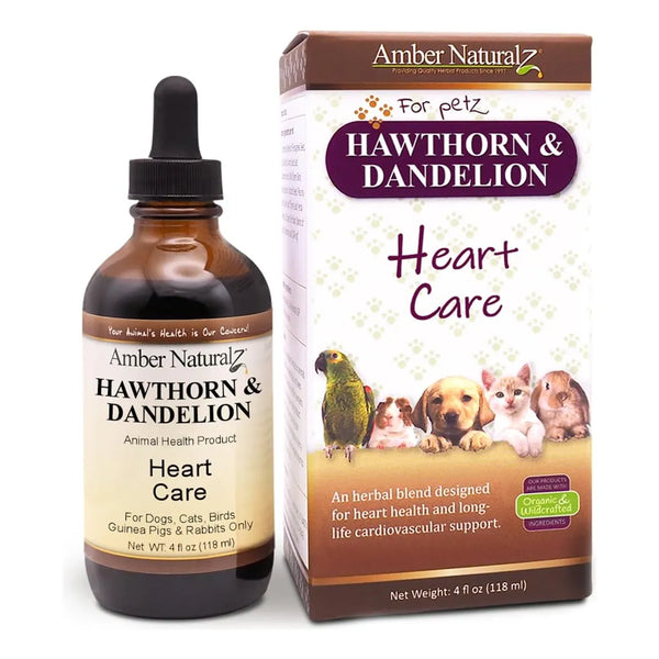 Suplemento De Hierbas Espino Y Diente De León Para Cuidado Del Corazón En Mascotas