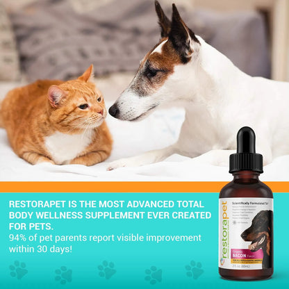 Multivitamínicos Líquidos Para Perros Y Gatos Paquete De 4 A