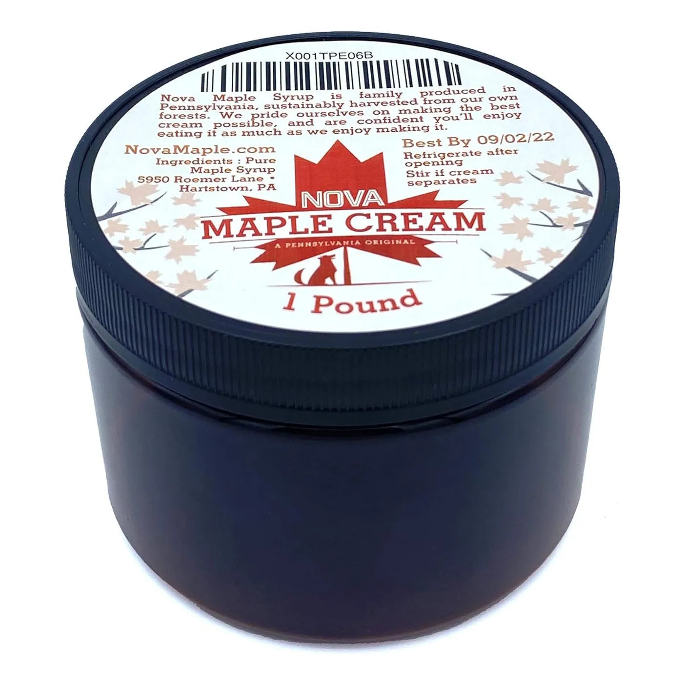 Crema De Arce Puro Grado A 100 Natural Para Untar 1 Libra