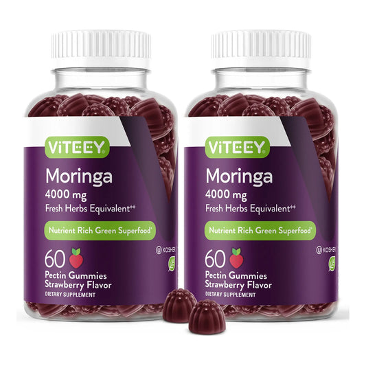 Gomitas Masticables De Moringa 4000 Mg Energia Inmunologico Vegano