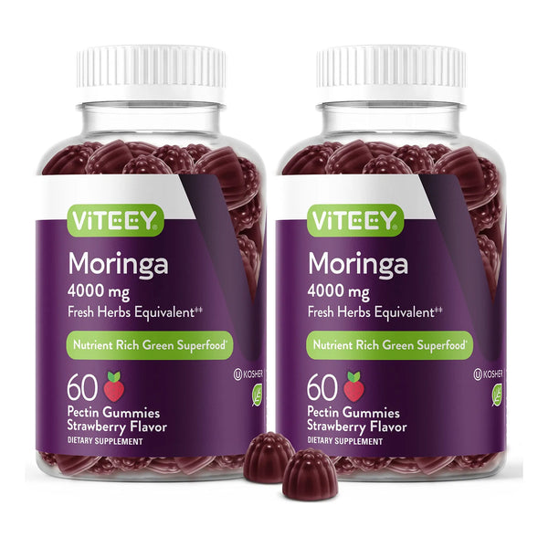 Gomitas Masticables De Moringa 4000 Mg Energia Inmunologico Vegano