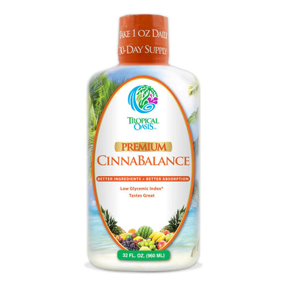 Suplemento Líquido Cinnabalance Canela Aloe Vera Antioxidantes 32 Onzas