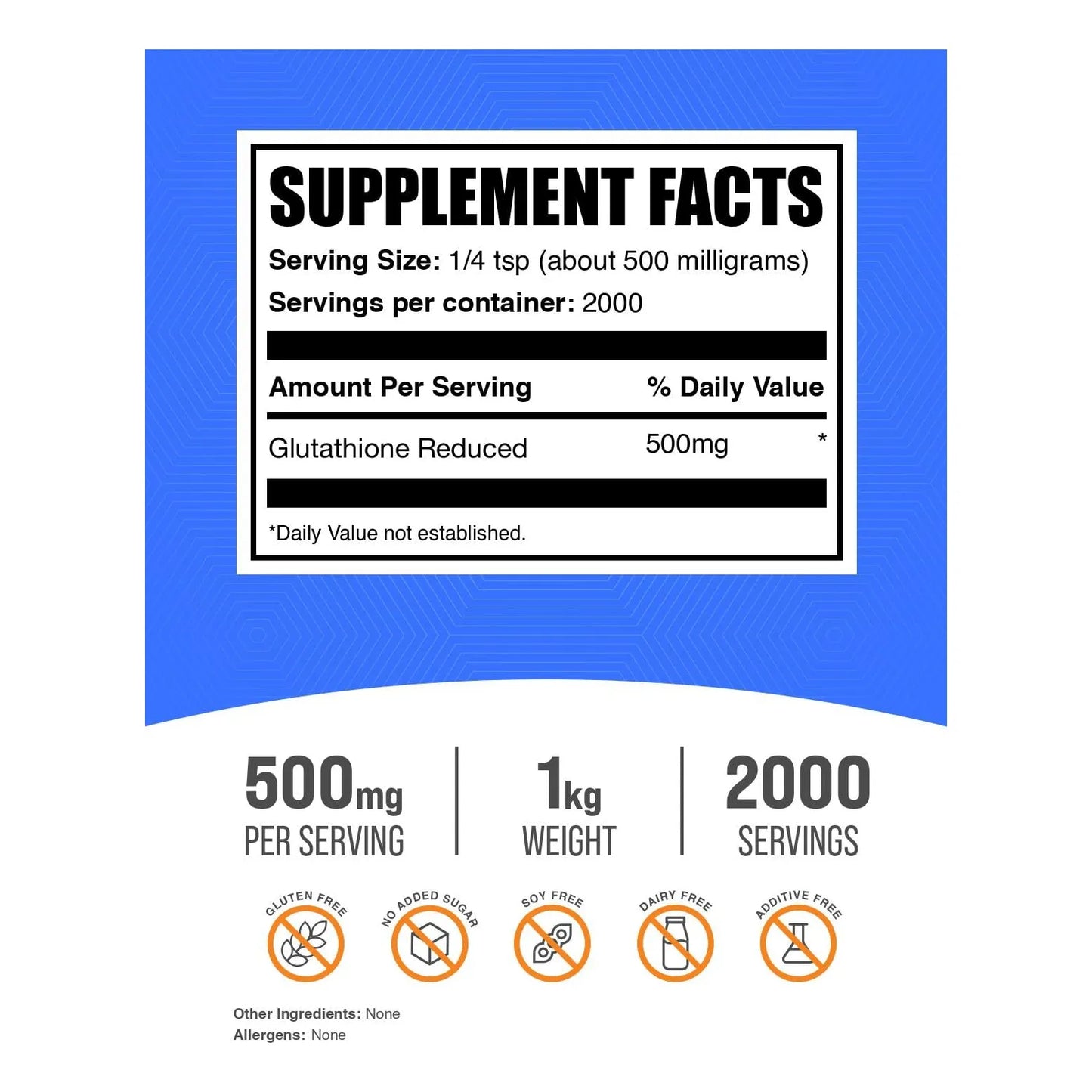 Glutatión Reducido En Polvo Puro 453g Antioxidante Potente