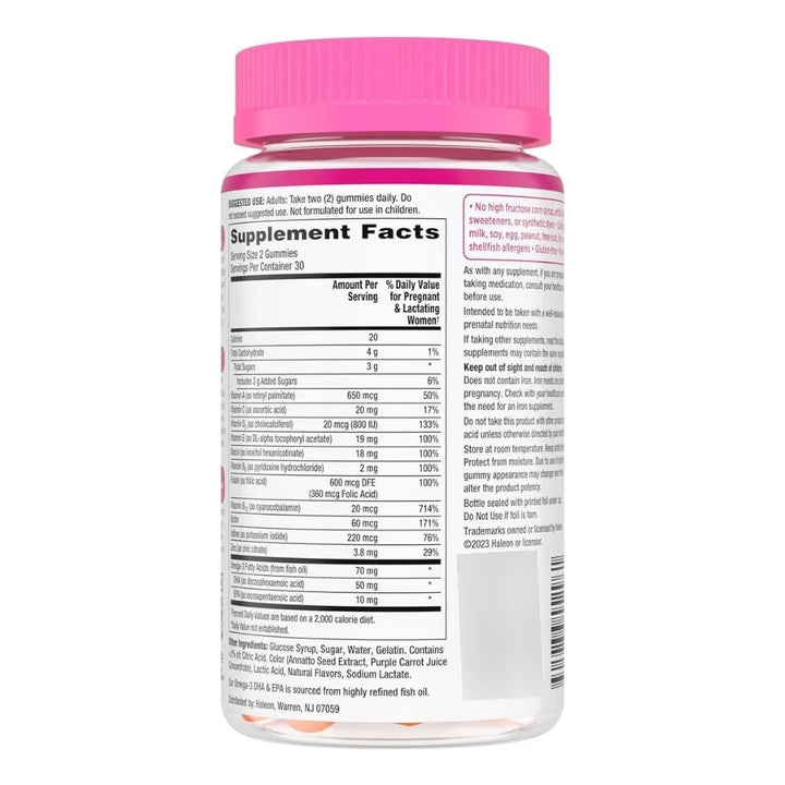 Centrum Prenatal 60 Gomitas Dha - Imagen 2