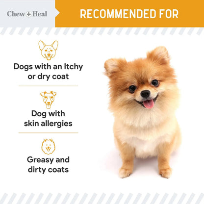 Aceite De Salmón Natural Para Perros Y Gatos 32 Onzas Rico En Omega 3 Piel Y Pelaje Saludable