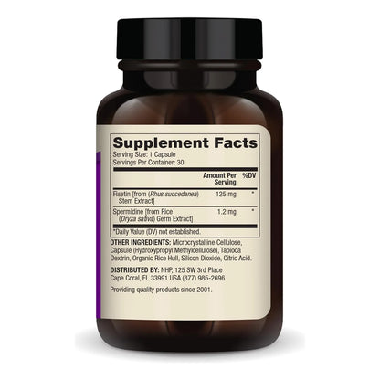 Fisetina Y Espermidina 30 Capsulas Suplemento Cerebral Dr Mercola