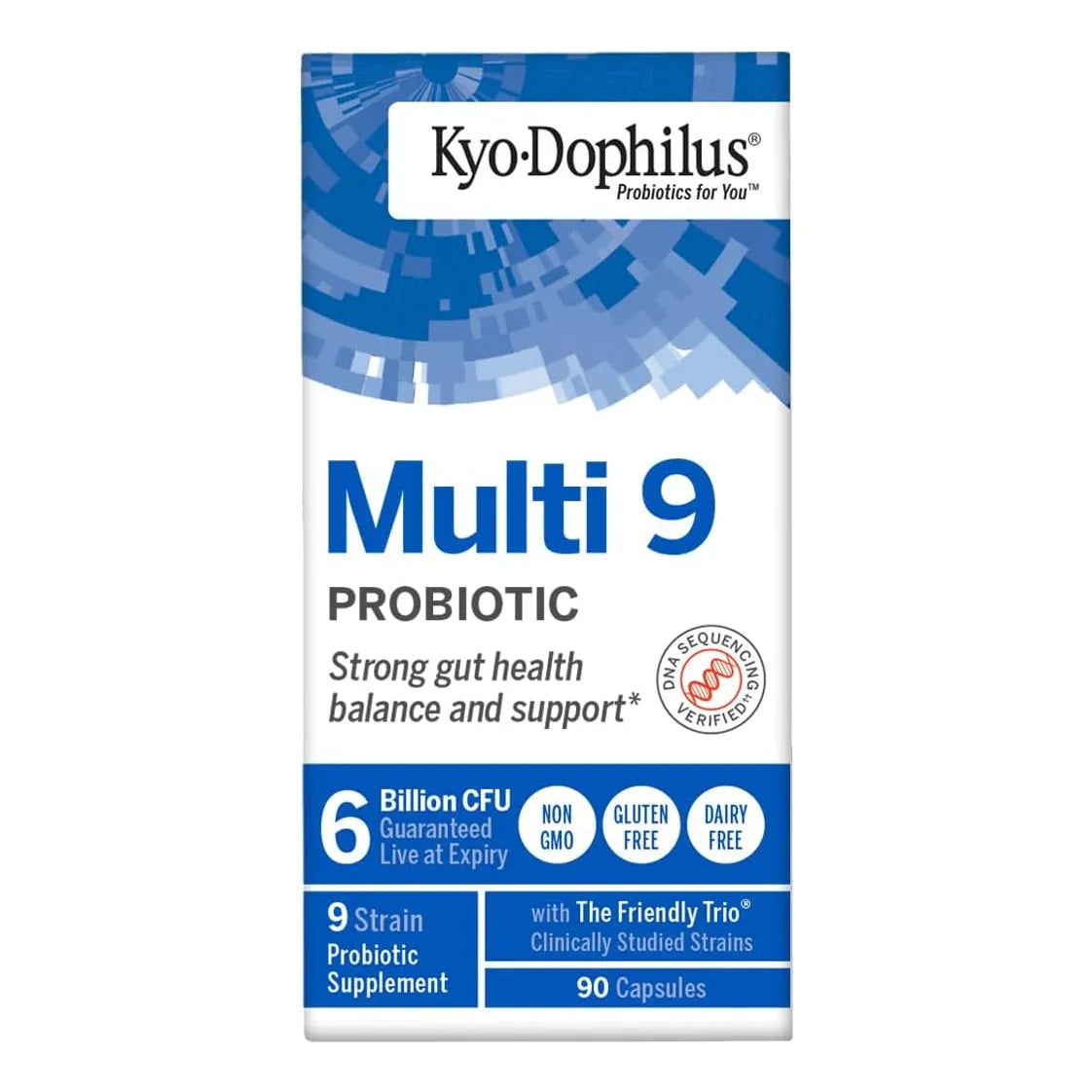Probiótico Kyolic Kyo Dophilus Multi 9 90 Cápsulas Salud Intestinal