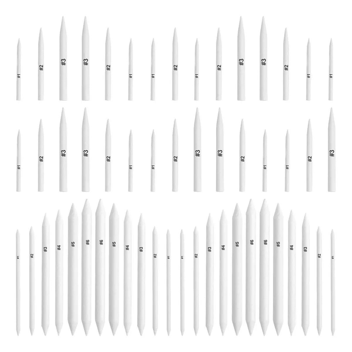 Kit De Arte Febsnow 84 Piezas Tocones Tortillones Mezcladores Profesional