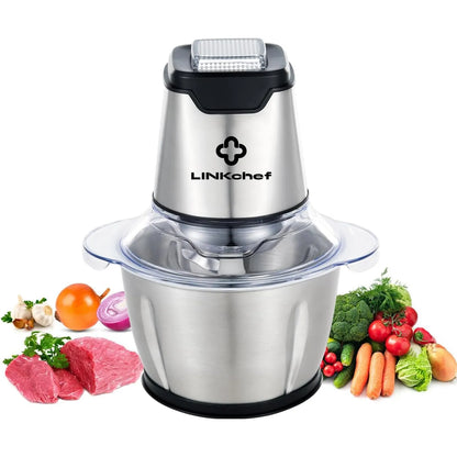 Picadora De Alimentos Linkchef Mini Procesador 1.2 Litros Potente Y Versatil