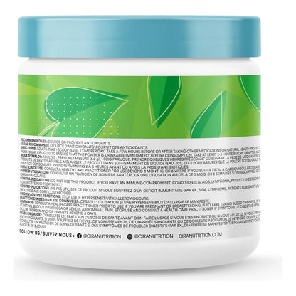 Polvo De Superalimento Espirulina Orgánica Sabor Piña Y Coco 30 Porciones