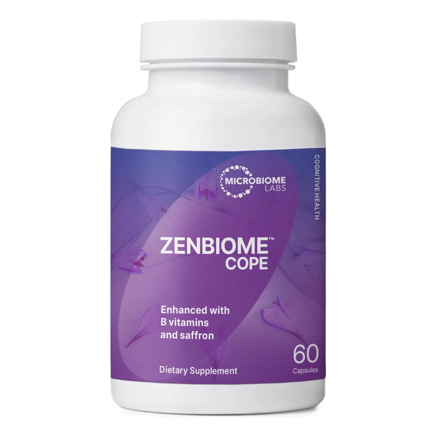 Zenbiome COPE Probiótico Para Salud Intestinal Y Estado De Ánimo Con Vitaminas B6 B12 Y Azafrán