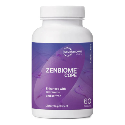 Zenbiome COPE Probiótico Para Salud Intestinal Y Estado De Ánimo Con Vitaminas B6 B12 Y Azafrán