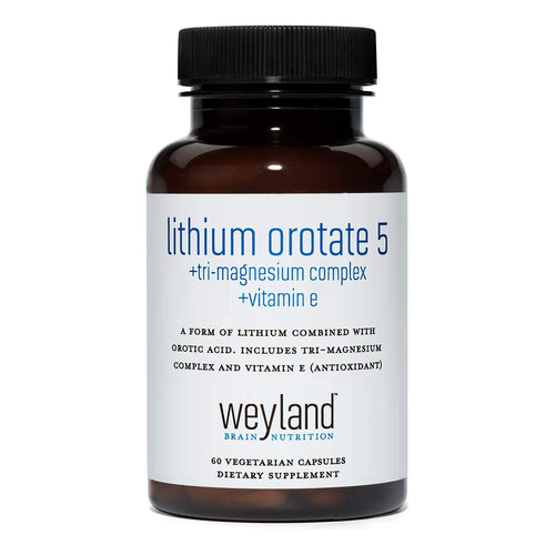 Orotato De Litio 5 Mg Treonato Magnesio 300 Mg Taurina Apoyo Animo Cognicion 60 Caps