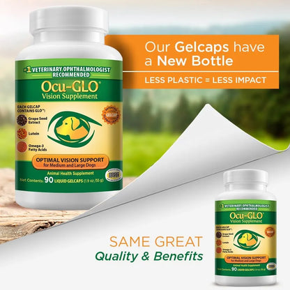 Ocu Glo Perros Medianos Grandes 90 Capsulas Suplemento Vision Canina