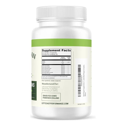 Complejo De 7 Órganos De Res Alimentado Con Pasto Suplemento Nutricional Premium