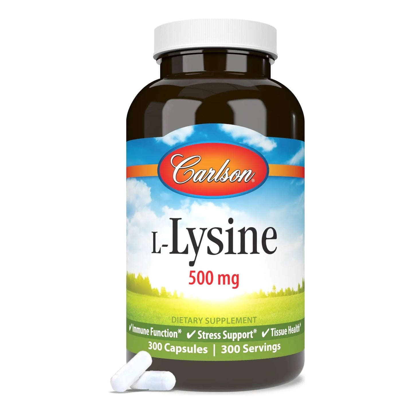 L Lisina 500 Mg 300 Capsulas Desarrollo Muscular Tejidos Saludables
