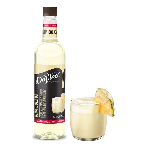 Jarabe Piña Colada DaVinci Gourmet 750 Ml Sabor Premium Para Bebidas Y Postres