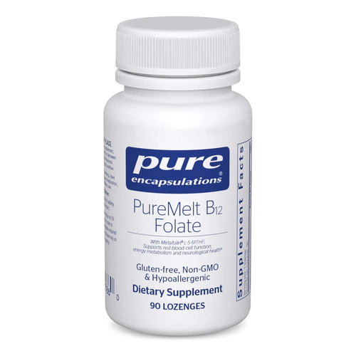Vitamina B12 Con L 5 MTHF Pure Encapsulations 90 Tabletas Metabolismo Energía