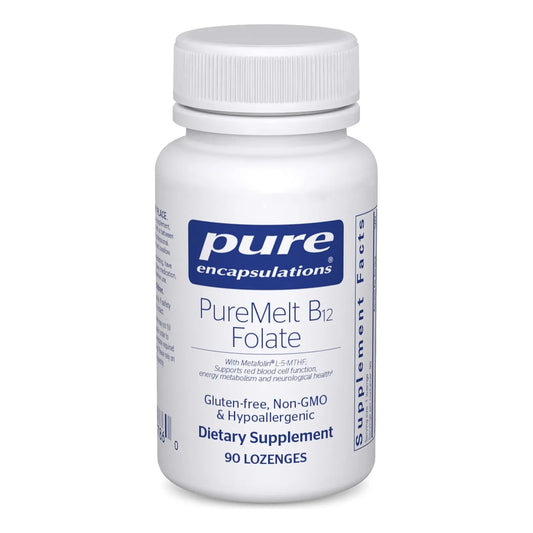Vitamina B12 Con L 5 MTHF Pure Encapsulations 90 Tabletas Metabolismo Energía