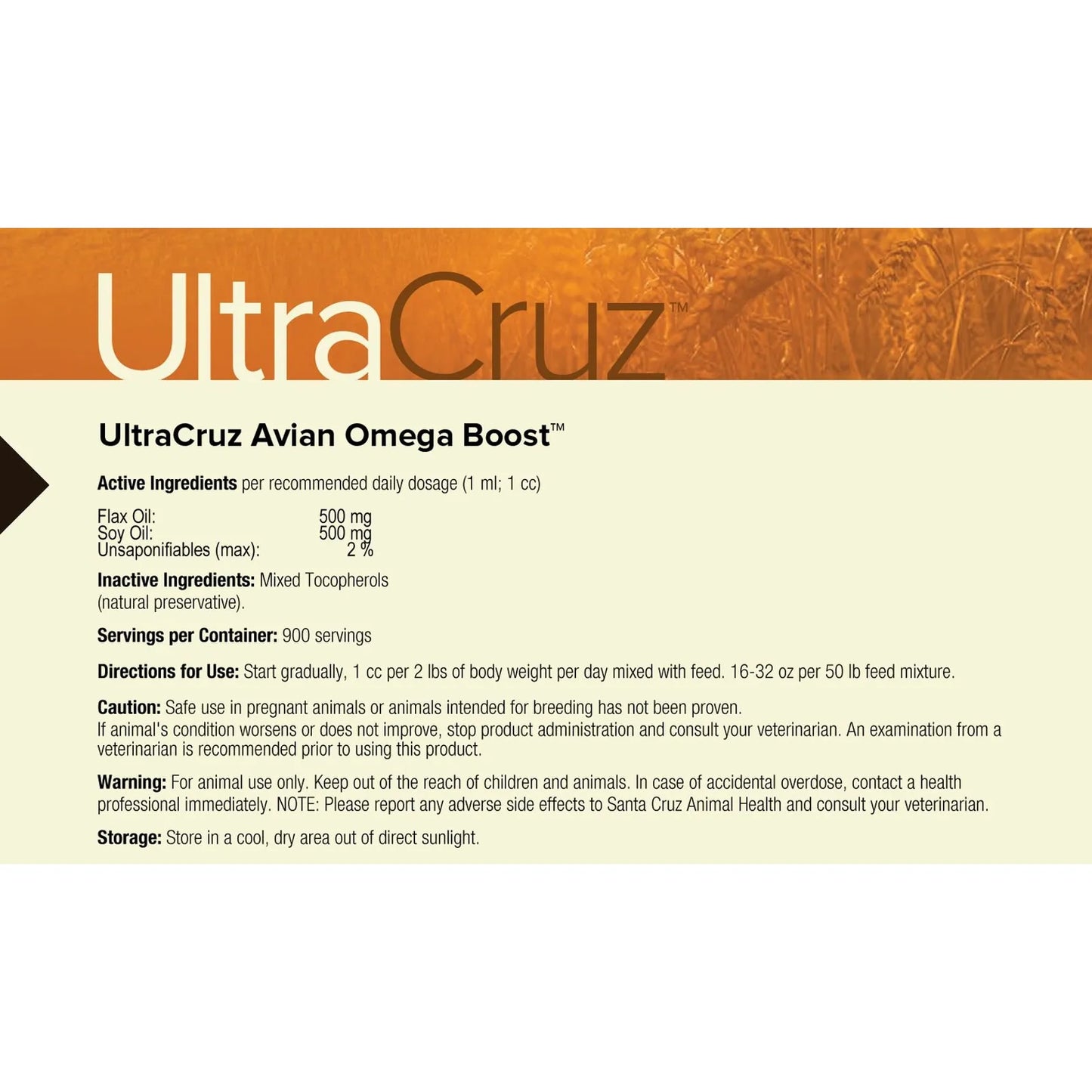 Suplemento Omega Boost Para Aves De Corral 946 Ml Enriquecido Con Ácidos Grasos Y Vitamina E