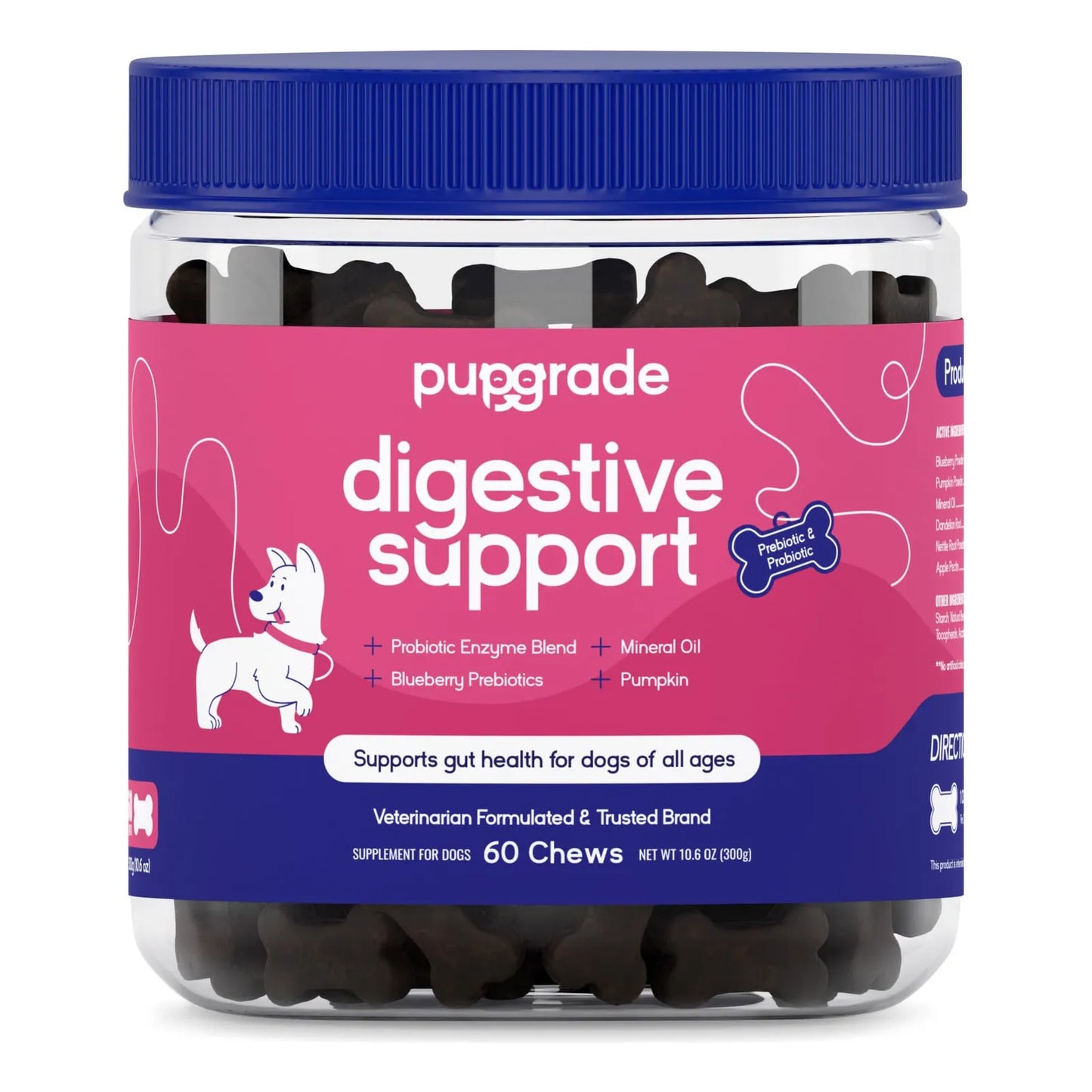 Masticables Digestivos Para Perros Con Prebióticos Probióticos Enzimas Y Antioxidantes