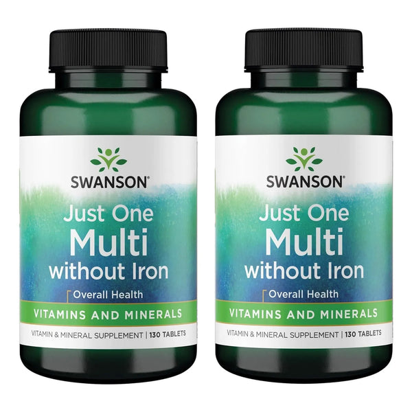 Multivitaminico Completo Sin Hierro Swanson Century Formula 130 Tabletas X2