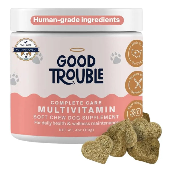 Multivitaminico Completo Para Perros Con Ashwagandha Biotina Good Trouble Pets